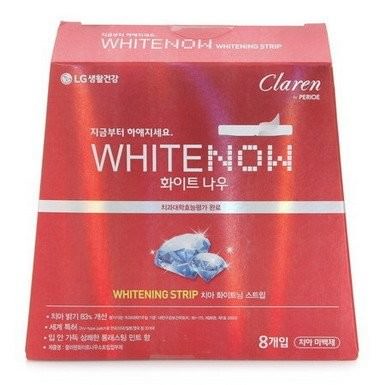 LG生活健康 [LG Care] ホワイトナウ ホワイトニン.グ ストリップ(8枚入り) / White Now Whitening Strip ★歯ビハクステッカー★ [並行輸入品]