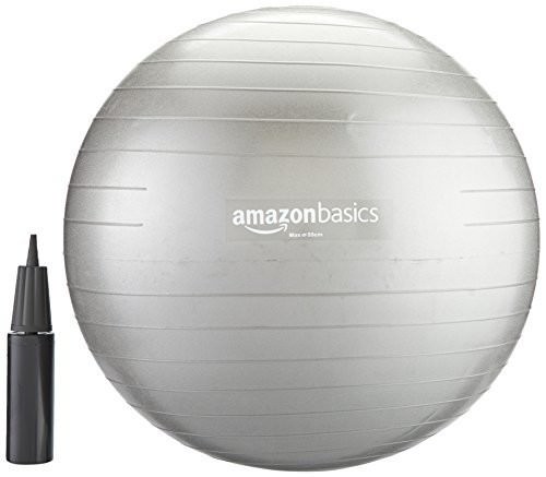 Amazonベーシック バランスボール 55cm ハンドポンプ付