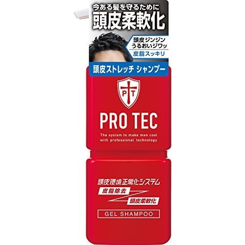 PRO TEC(プロテク) 頭皮ストレッチ シャンプー ポンプ 300g (医薬部外品)