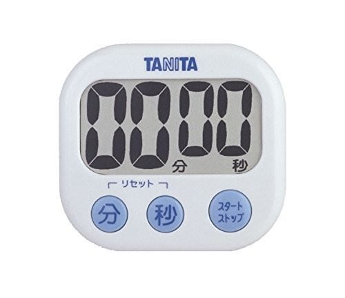 タニタ でか見えタイマー100分 ホワイト TD-384-WH