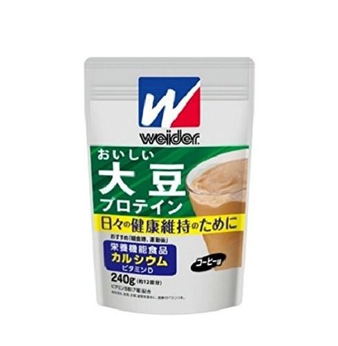森永製菓 ウイダー おいしい大豆プロテイン コーヒー味 240g