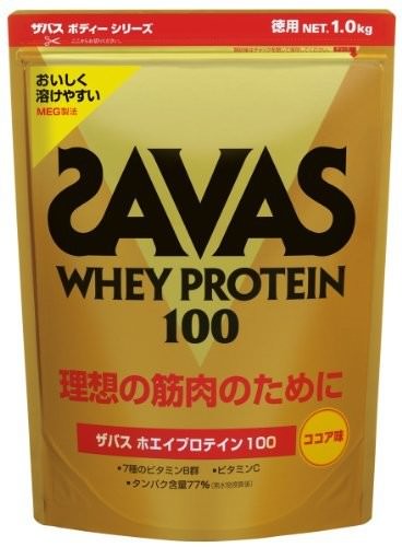 ザバス(SAVAS) ホエイプロテイン100 ココア味 1kg
