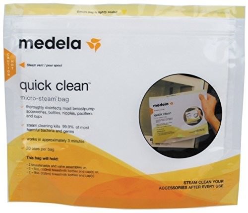 メデラ（medela） 電子レンジ除菌バッグ（5パック） クイッククリーン スチームバッグ